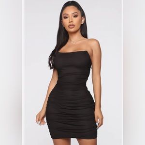 Fashion Nova Mesh Behavior Mini Dress